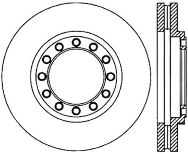 Stoptech - StopTech Sport Slotted Cryo Brake Rotor Front Right 126.43016CSR
