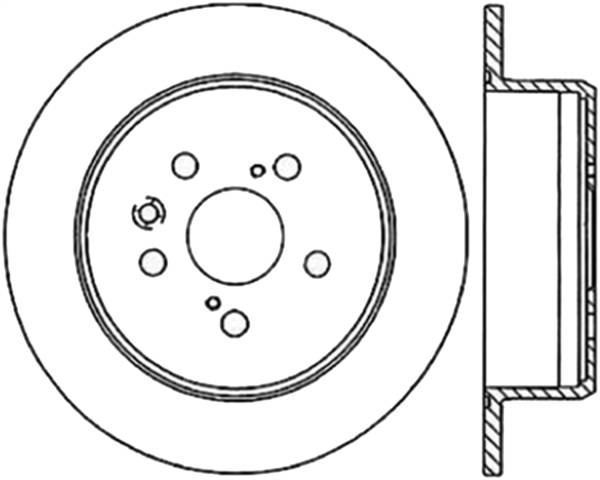 Stoptech - StopTech Sport Slotted Cryo Brake Rotor Rear Left 126.44042CSL