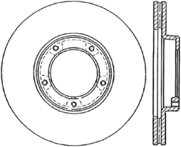 Stoptech - StopTech Sport Slotted Cryo Brake Rotor Front Left 126.44059CSL