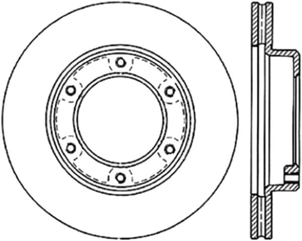 Stoptech - StopTech Sport Slotted Cryo Brake Rotor Front Left 126.44073CSL