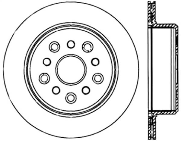 Stoptech - StopTech Power Slot 5/93-98 Supra Turbo Rear Right SportStop CRYO Slotted Rotor - 126.44105CSR