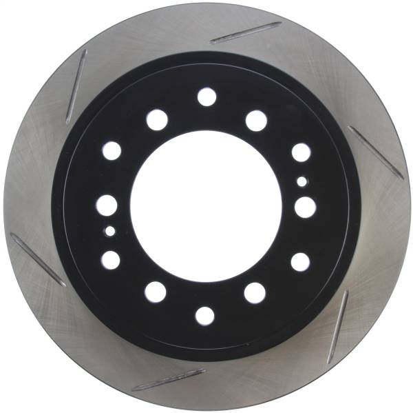 Stoptech - StopTech Power Slot 01-07 Toyota Sequoia/03-09 4 Runner / 03-09 Lexus GX470 Slotted Right Rr Rotor - 126.44128SR