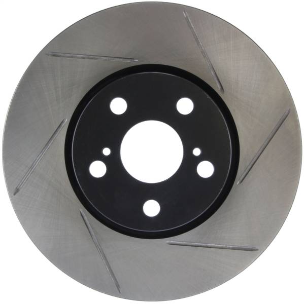 Stoptech - StopTech Power Slot 08-09 Scion xD / 09 Pontiac Vibe Slotted Left Front Rotor - 126.44160SL