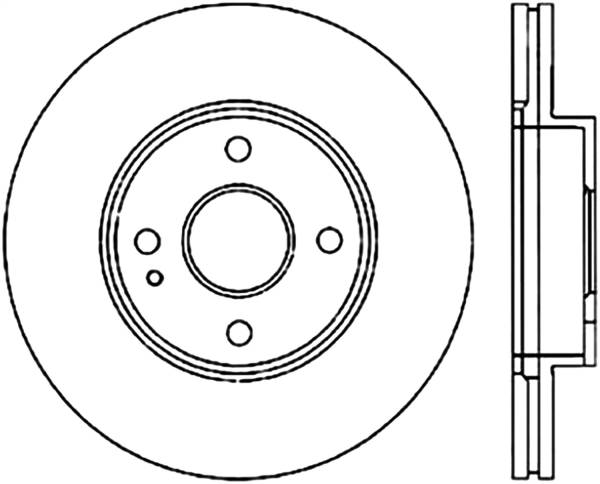 Stoptech - StopTech Sport Slotted Cryo Brake Rotor Front Right 126.45040CSR