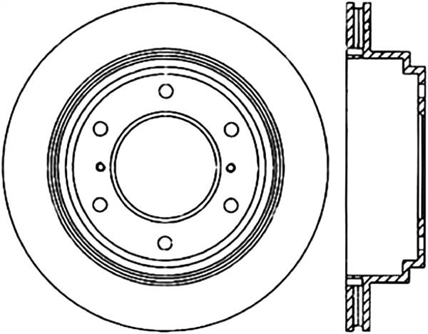 Stoptech - StopTech Sport Slotted Cryo Brake Rotor Rear Left 126.46063CSL