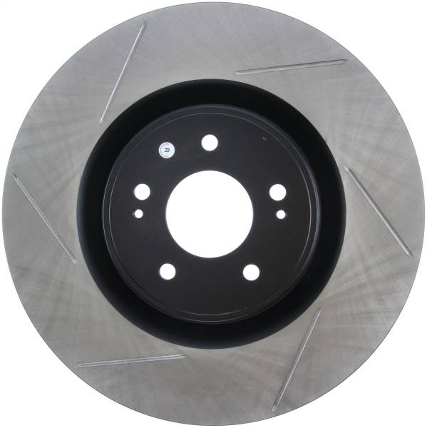 Stoptech - StopTech Power Slot 08-09 Evo 10 Slotted Right Front Rotor - 126.46076SR