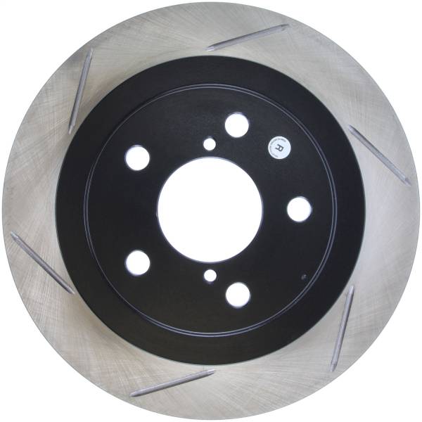 Stoptech - StopTech Power Slot 02-05 WRX Rear Right Sportstop Slotted Rotor - 126.47011SR