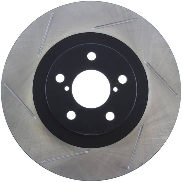 Stoptech - StopTech Power Slot 02-10 WRX Front Right Sportstop Slotted Rotor - 126.47018SR