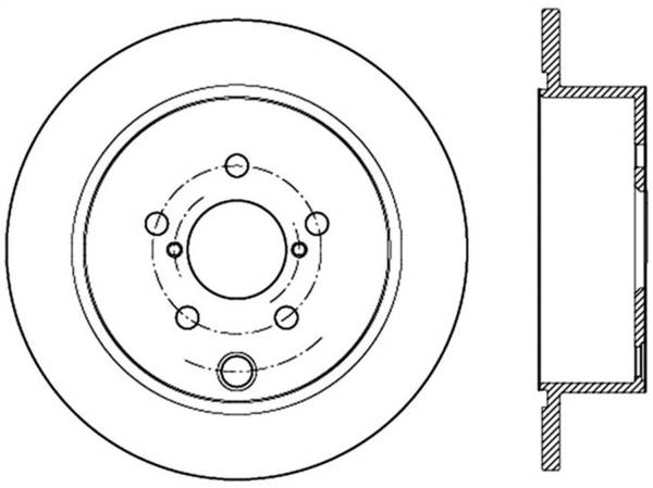 Stoptech - StopTech Slotted Sport Brake Rotor - 126.47033SL
