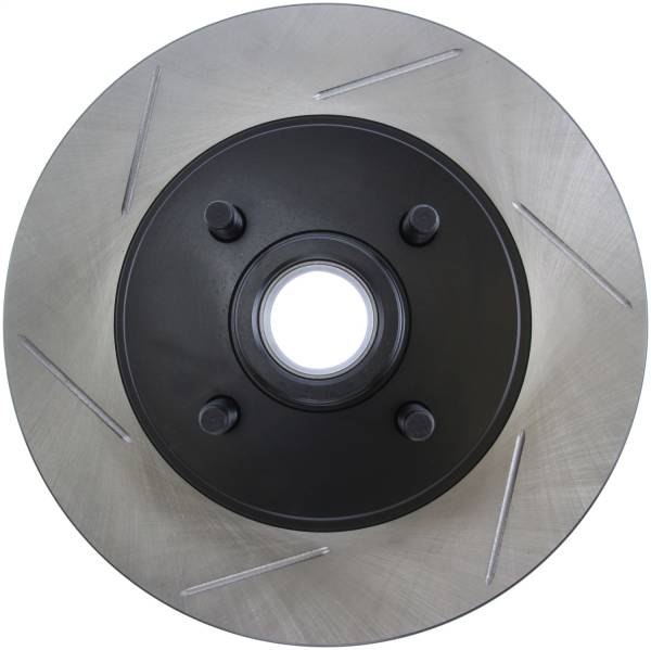 Stoptech - StopTech Power Slot 90-93 Ford Mustang 8cy (Exc 93 Cobra Rear Disc) Front Right Slotted Rotor - 126.61026SR