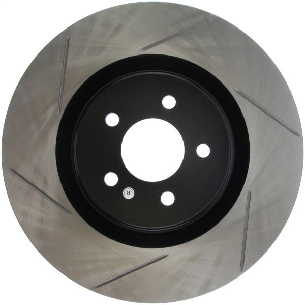 Stoptech - StopTech Power Slot 07-10 Ford Mustang Shelby Front Right Slotted Rotor - 126.61089SR