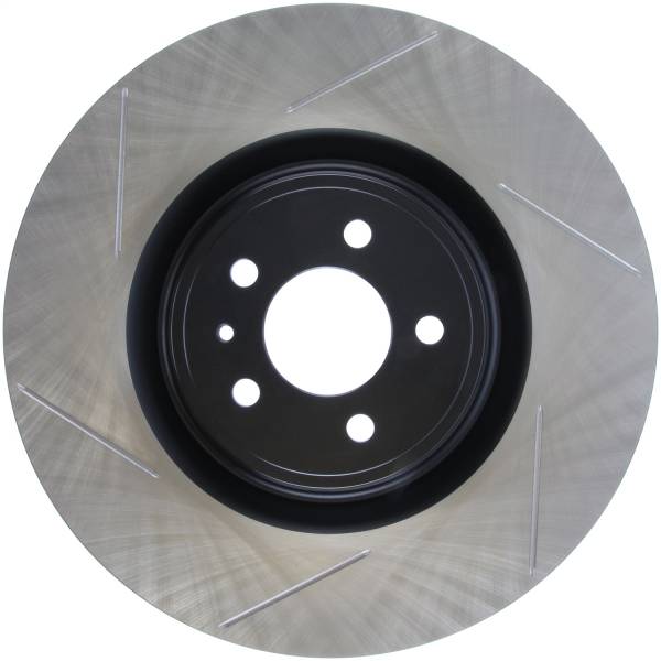 Stoptech - StopTech Premium High Carbon 13-14 Ford Mustang/Shelby GT500 Right Front Disc Slotted Brake Rotor - 126.61106SR