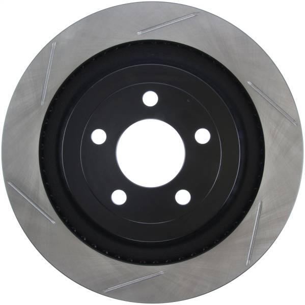 Stoptech - StopTech 2015 Ford Mustang GT w/ Brembo Brakes Right Rear Slotted Brake Rotor - 126.61109SR
