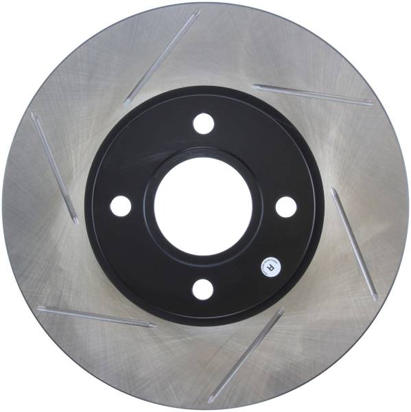 Stoptech - StopTech 2014 Ford Fiesta Right Front Disc Slotted Brake Rotor - 126.61110SR