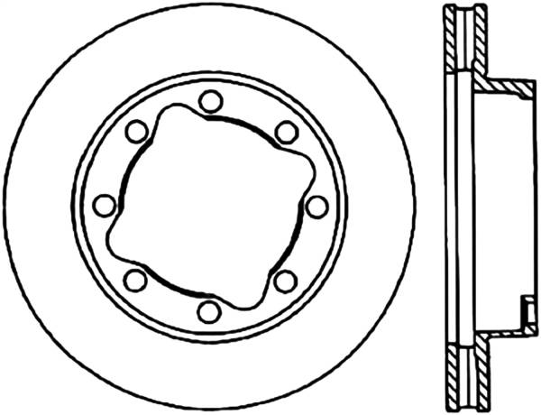 Stoptech - StopTech Sport Slotted Cryo Brake Rotor Front Right 126.62042CSR