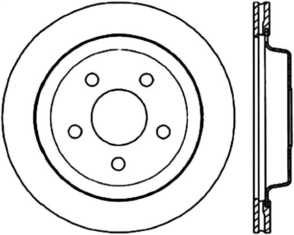 Stoptech - StopTech Sport Slotted Cryo Brake Rotor Rear Right 126.62049CSR
