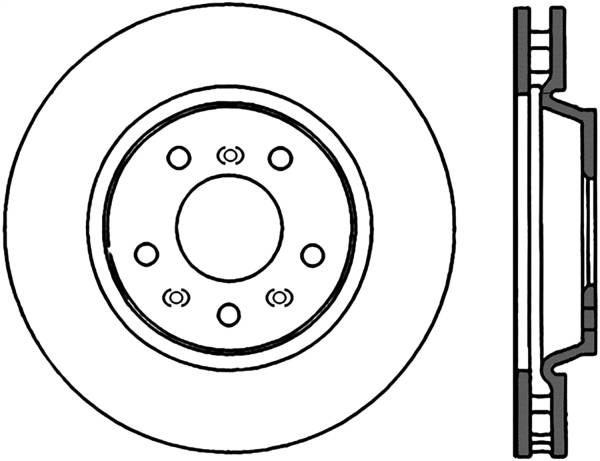 Stoptech - StopTech Sport Slotted Cryo Brake Rotor Front Left 126.62073CSL