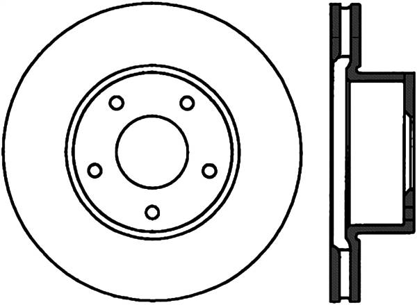 Stoptech - StopTech Sport Slotted Cryo Brake Rotor Front Left 126.62089CSL