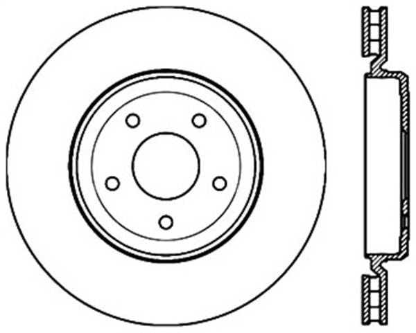Stoptech - StopTech Power Slot 06-10 Corvette (Z06) / 10 Corvette Grand Sport Rear Right Slotted CRYO Rotor - 126.62103CSR