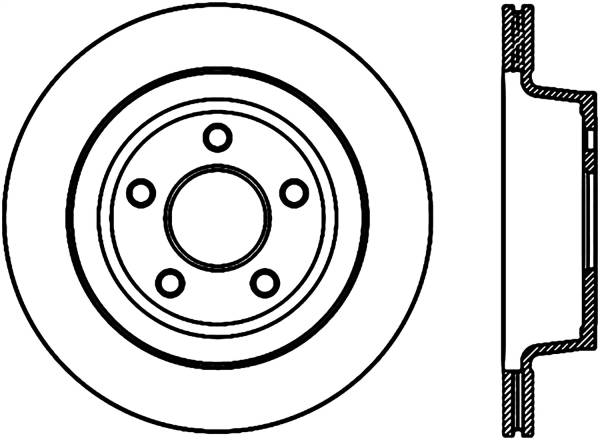 Stoptech - StopTech Sport Slotted Cryo Brake Rotor Rear Right 126.62117CSR