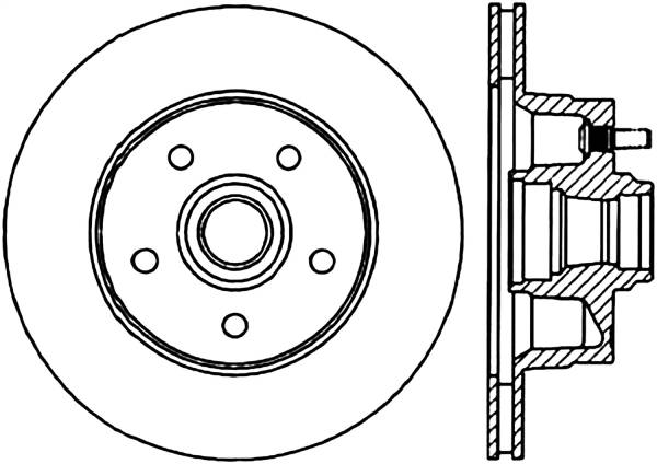 Stoptech - StopTech Sport Slotted Cryo Brake Rotor Front Left 126.63008CSL
