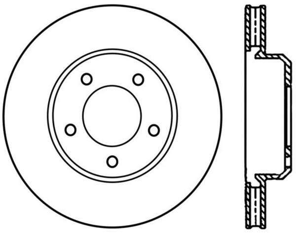 Stoptech - StopTech Sport Slotted Cryo Brake Rotor Front Right 126.63059CSR