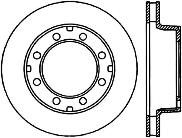 Stoptech - StopTech Sport Slotted Cryo Brake Rotor Front Left 126.65012CSL