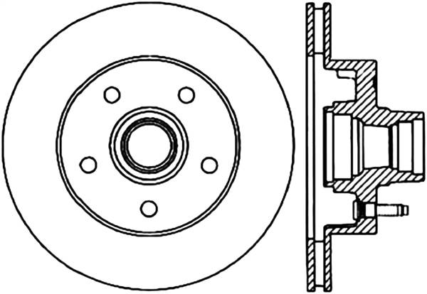 Stoptech - StopTech Sport Slotted Cryo Brake Rotor Front Right 126.65031CSR