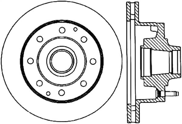 Stoptech - StopTech Sport Slotted Cryo Brake Rotor Front Left 126.65037CSL