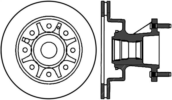Stoptech - StopTech Sport Slotted Cryo Brake Rotor Front Right 126.65042CSR