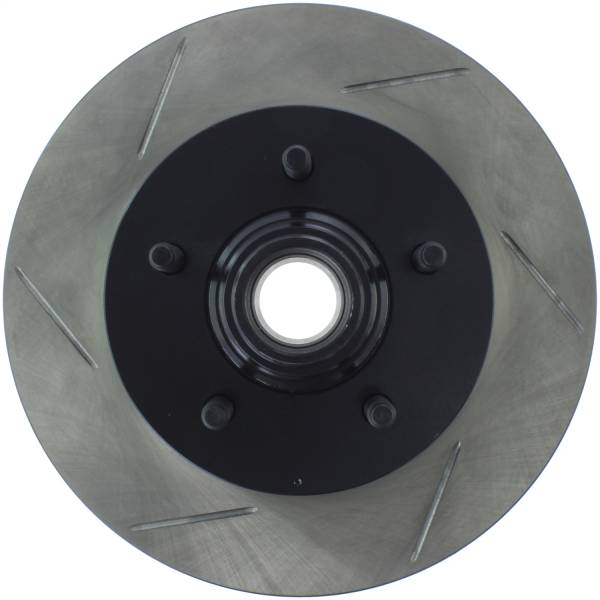 Stoptech - StopTech Power Slot 12/99-11/04 Ford F150 2WD Lightning Front Right Slotted Rotor - 126.65081SR