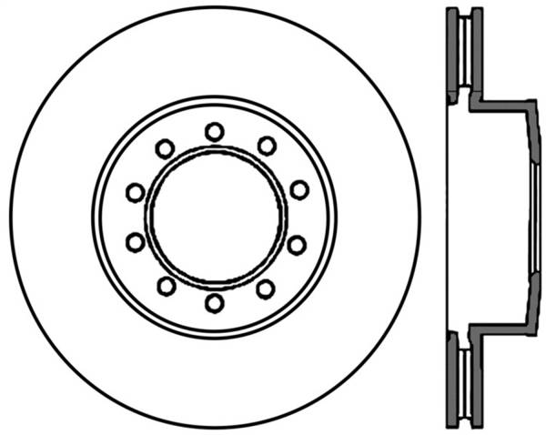 Stoptech - StopTech Sport Slotted Cryo Brake Rotor Rear Right 126.65092CSR
