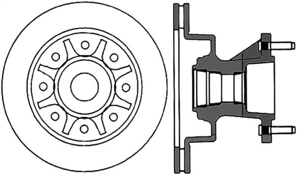 Stoptech - StopTech Sport Slotted Cryo Brake Rotor Front Left 126.65109CSL