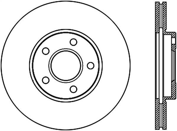Stoptech - StopTech Sport Slotted Cryo Brake Rotor Front Right 126.65132CSR