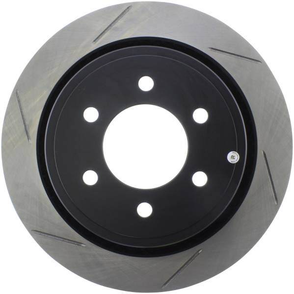 Stoptech - StopTech 12-19 Ford F-150 (w/Manual Parking Brake) Slotted Sport Brake Rotor - 126.65135SR