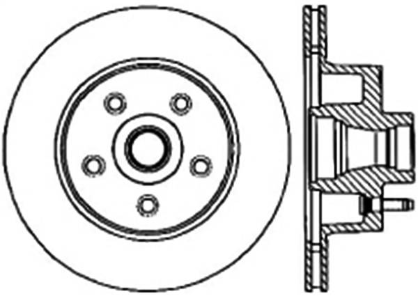 Stoptech - StopTech Sport Slotted Cryo Brake Rotor Front Right 126.67014CSR