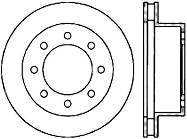 Stoptech - StopTech Sport Slotted Cryo Brake Rotor Front Left 126.67046CSL