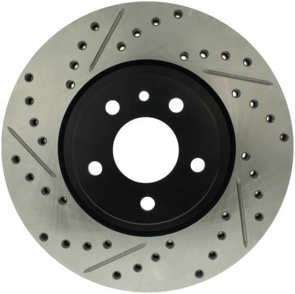 Stoptech - StopTech Sport Drilled/Slotted Brake Rotor; Front Right