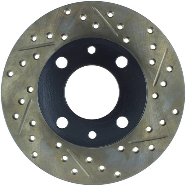 Stoptech - StopTech Sport Drilled/Slotted Brake Rotor; Front and Rear Left