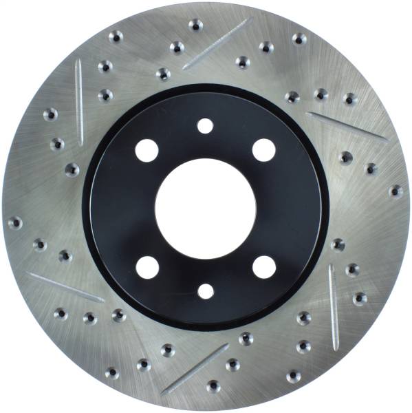 Stoptech - StopTech Sport Drilled/Slotted Brake Rotor; Front Right