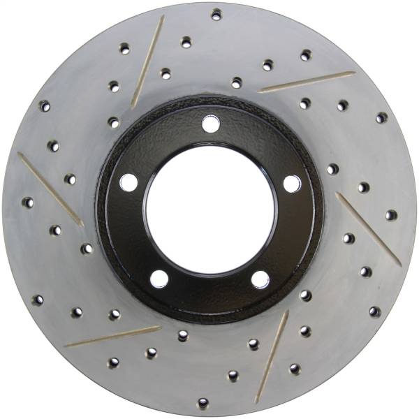 Stoptech - StopTech Sport Drilled/Slotted Brake Rotor; Front Right