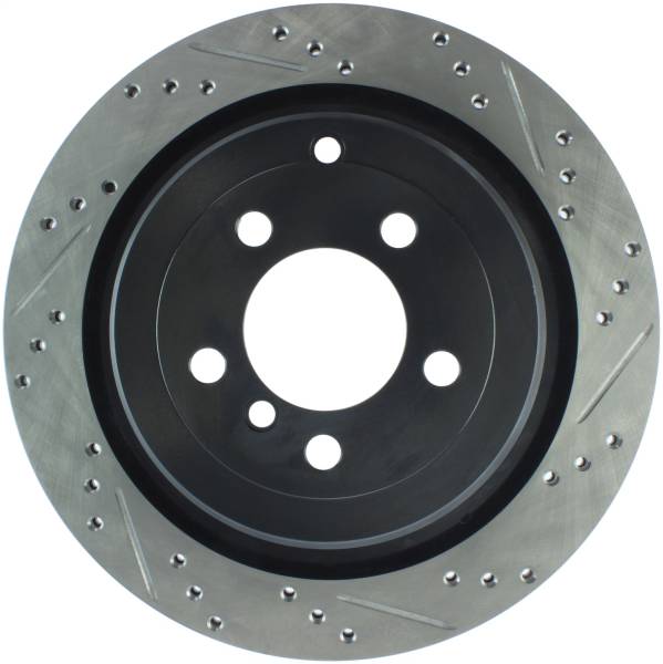 Stoptech - StopTech Sport Drilled/Slotted Brake Rotor; Rear Left