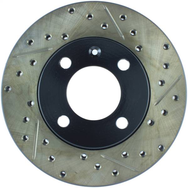 Stoptech - StopTech Sport Drilled/Slotted Brake Rotor; Front Left