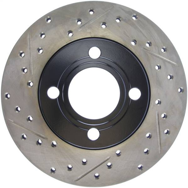 Stoptech - StopTech Sport Drilled/Slotted Brake Rotor; Front Right