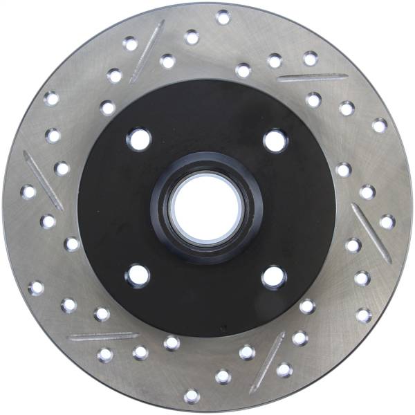 Stoptech - StopTech Sport Drilled/Slotted Brake Rotor; Rear Right