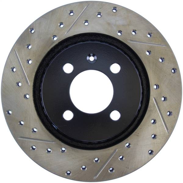 Stoptech - StopTech Sport Drilled/Slotted Brake Rotor; Front Right