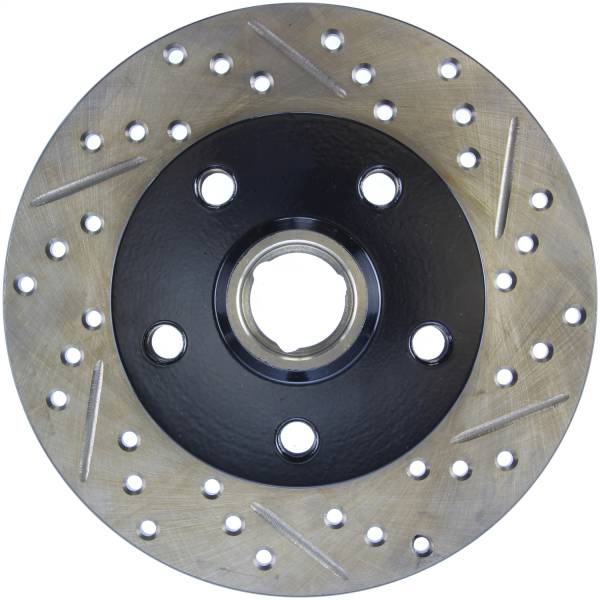 Stoptech - StopTech Sport Drilled/Slotted Brake Rotor; Rear Left