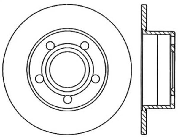 Stoptech - StopTech Sport Cryo Drilled/Slotted Brake Rotor; Rear Right
