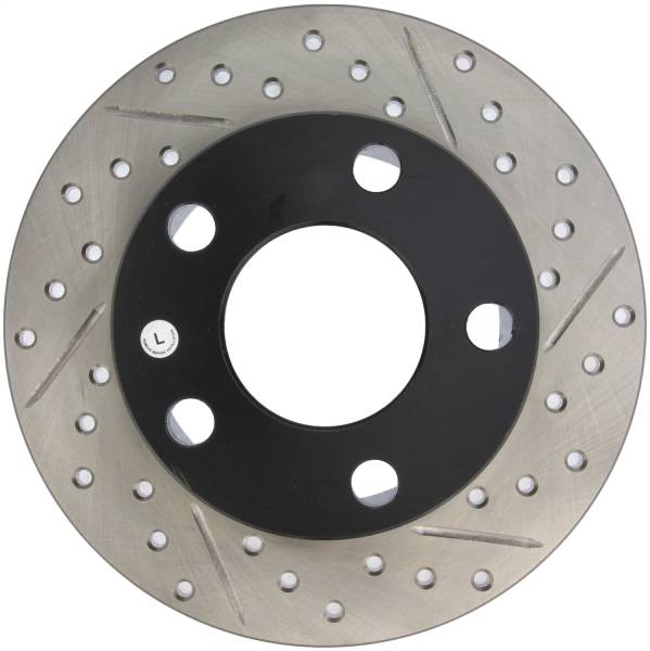 Stoptech - StopTech Sport Drilled/Slotted Brake Rotor; Rear Left
