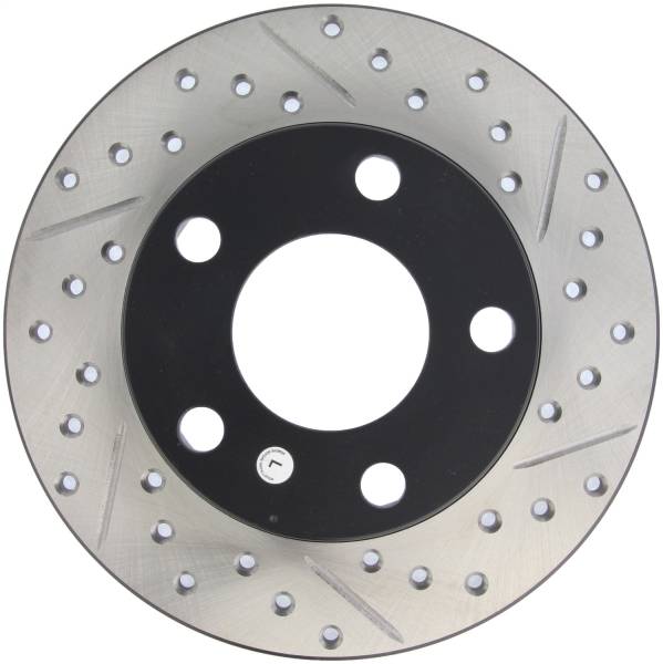 Stoptech - StopTech Sport Drilled/Slotted Brake Rotor; Rear Left